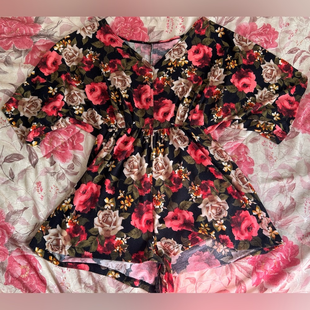 Charlotte Russe Women’s Floral Romper